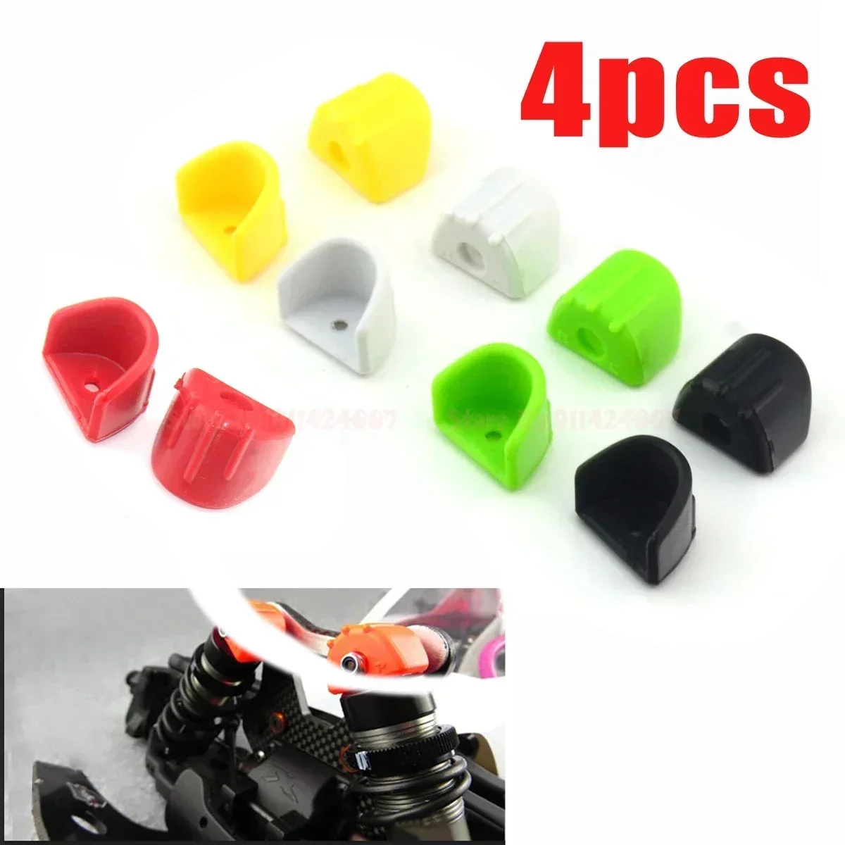 Rc Hobby Trucks - 4 pezzi di ammortizzatore e copertura