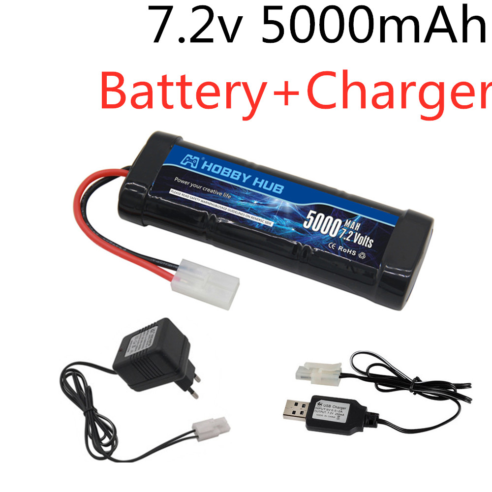 Rc Hobby Grade Car - Batteria Ni-MH da 7,2 V 5000