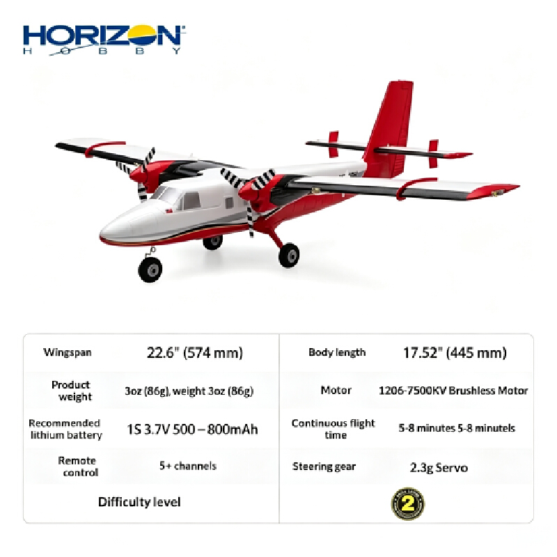Rc Planes Horizon Hobby - Horizon Hobby Umx Twin Otter Aereo