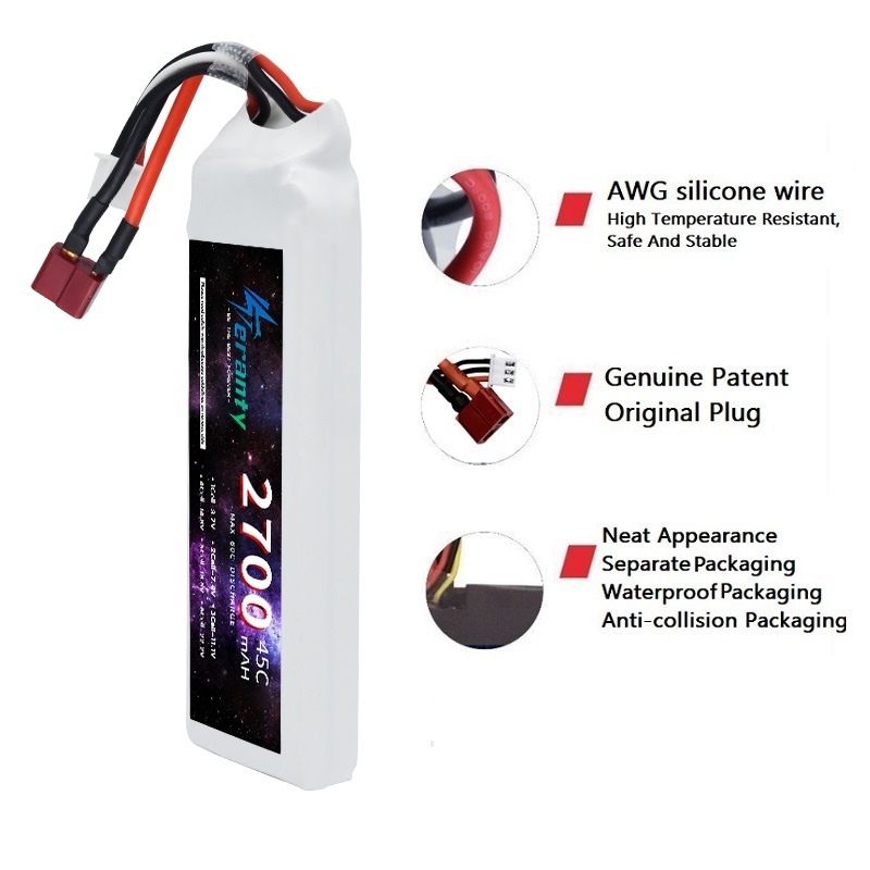 1/3PCS 2S 7.4V Lipo Batteria 2 - Rc Hobby Model recensione e prezzo