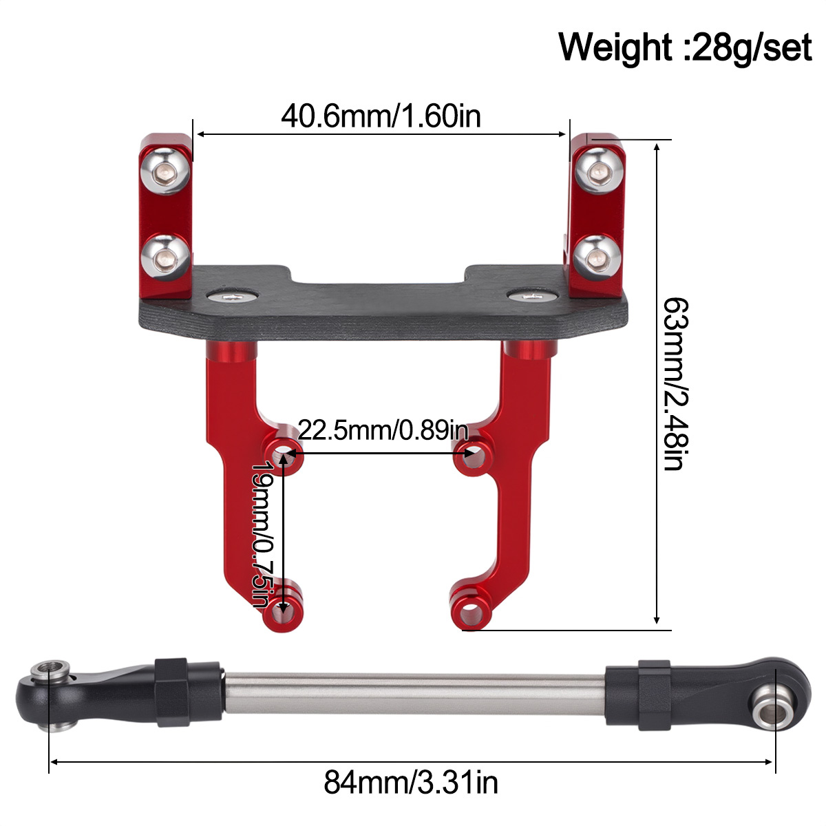 Base di Montaggio Servo in Leg - Rc Hobby Racing recensione e prezzo