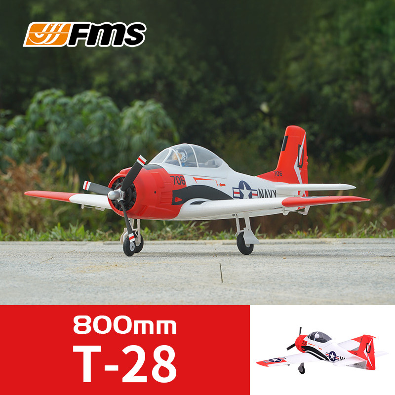 Nuovo FMS T28 Trojan 800Mm RC  - Rc Planes Horizon Hobby recensione e prezzo