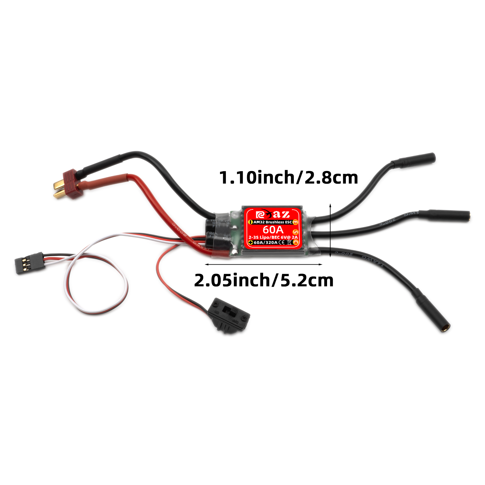 RCXAZ AM32 60A Brushless ESC R - Rc Submarine Water recensione e prezzo